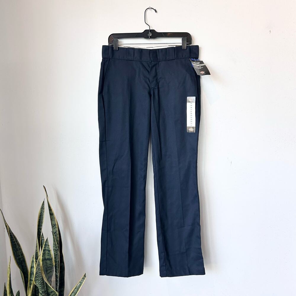 XS/2 Dickies Black Low Rise Straight Leg Pants